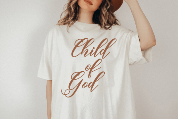 Child of God SVG PNG: Graphics for T-Shirt Designs