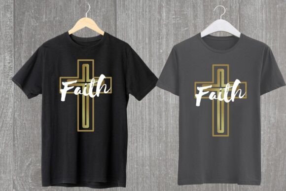 Faith Cross Graphics for Christian T-Shirt Designs