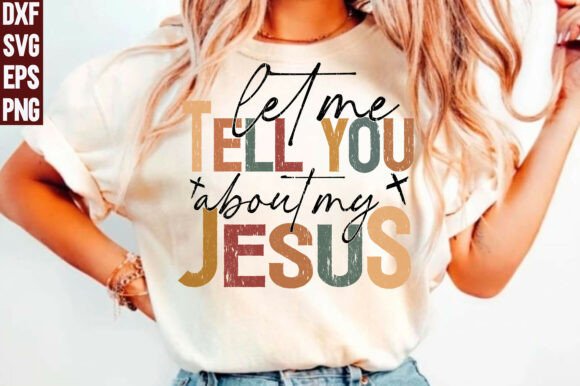 Jesus SVG Graphics for Faith T-Shirt Designs