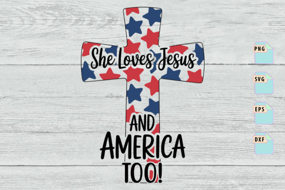 Patriotic Christian SVG Graphics for T-Shirt Designs