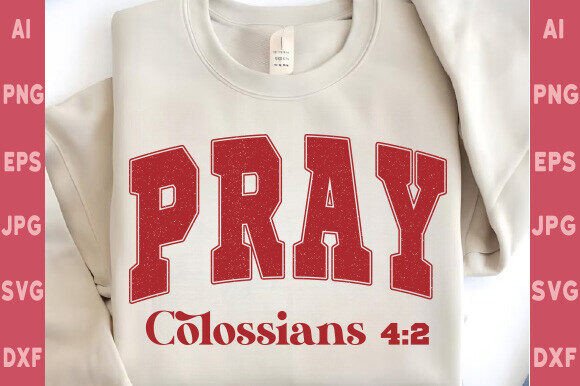 Pray Christian Jesus God PNG: Graphics for T-Shirt Designs