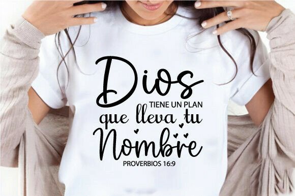 Spanish Christian SVG Graphics for T-Shirt Designs
