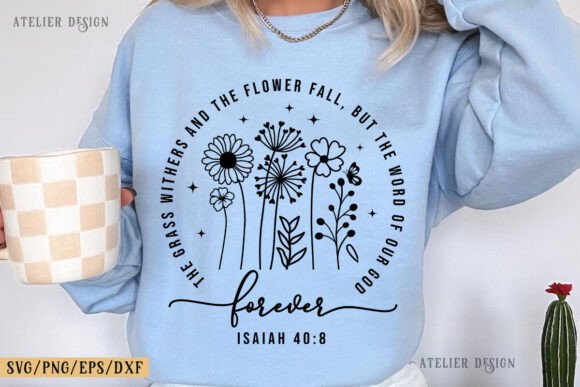 The Grass Withers Boho Christian Shirt Graphics Review